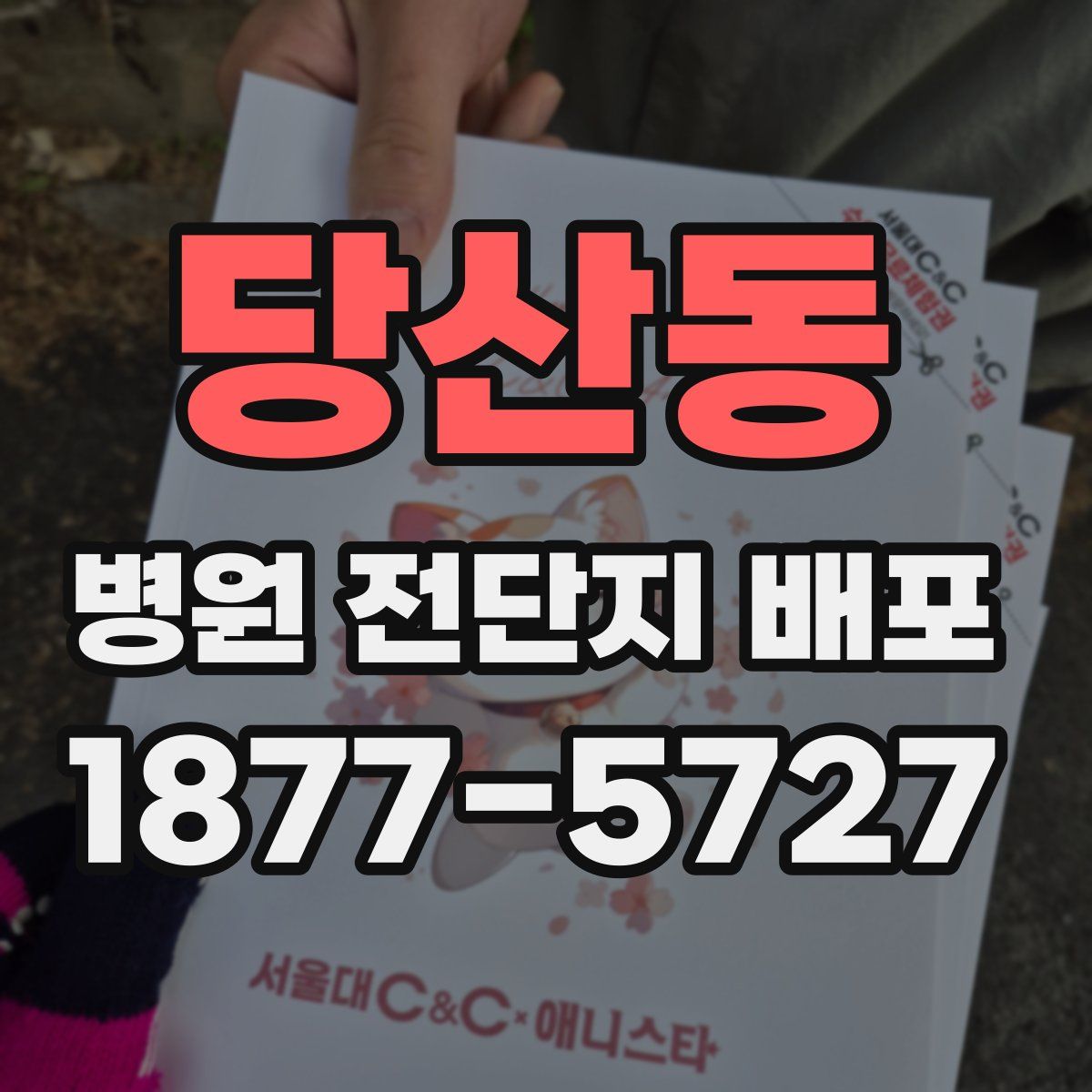 당산동 병원 전단지 배포