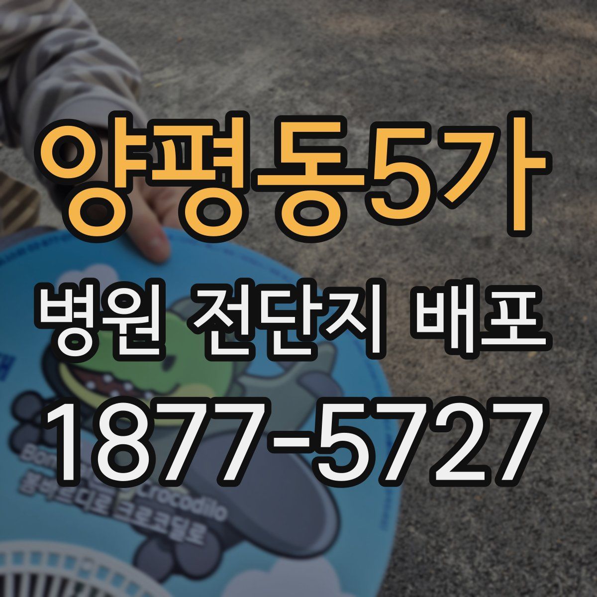 양평동5가 병원 전단지 배포