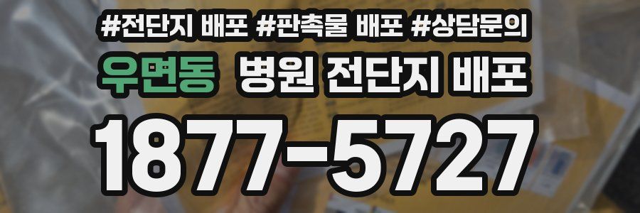 우면동 병원 전단지 배포
