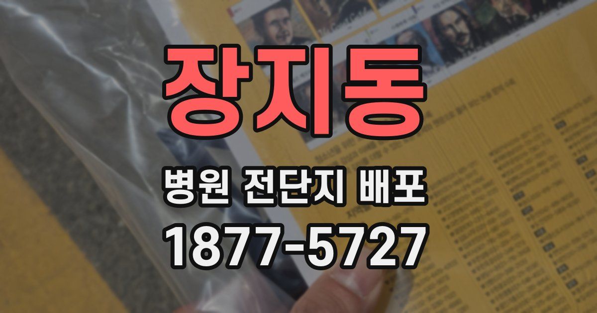 장지동 병원 전단지 배포