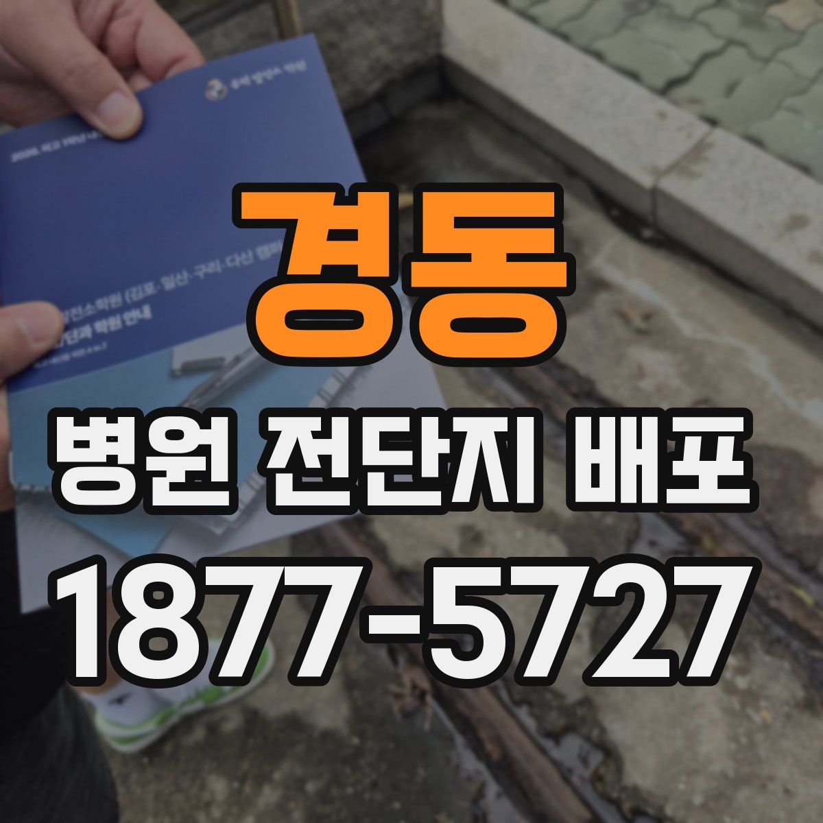 경동 병원 전단지 배포