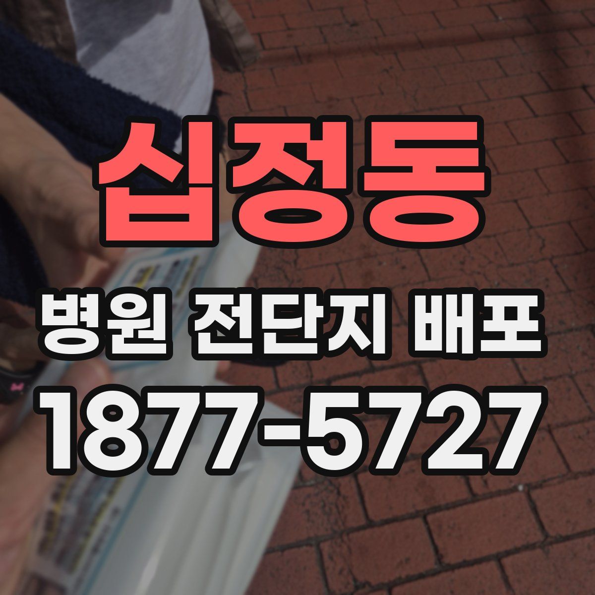 십정동 병원 전단지 배포