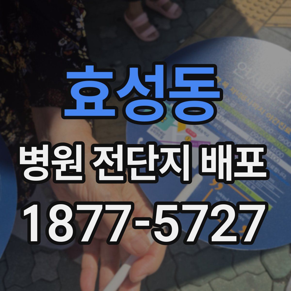 효성동 병원 전단지 배포