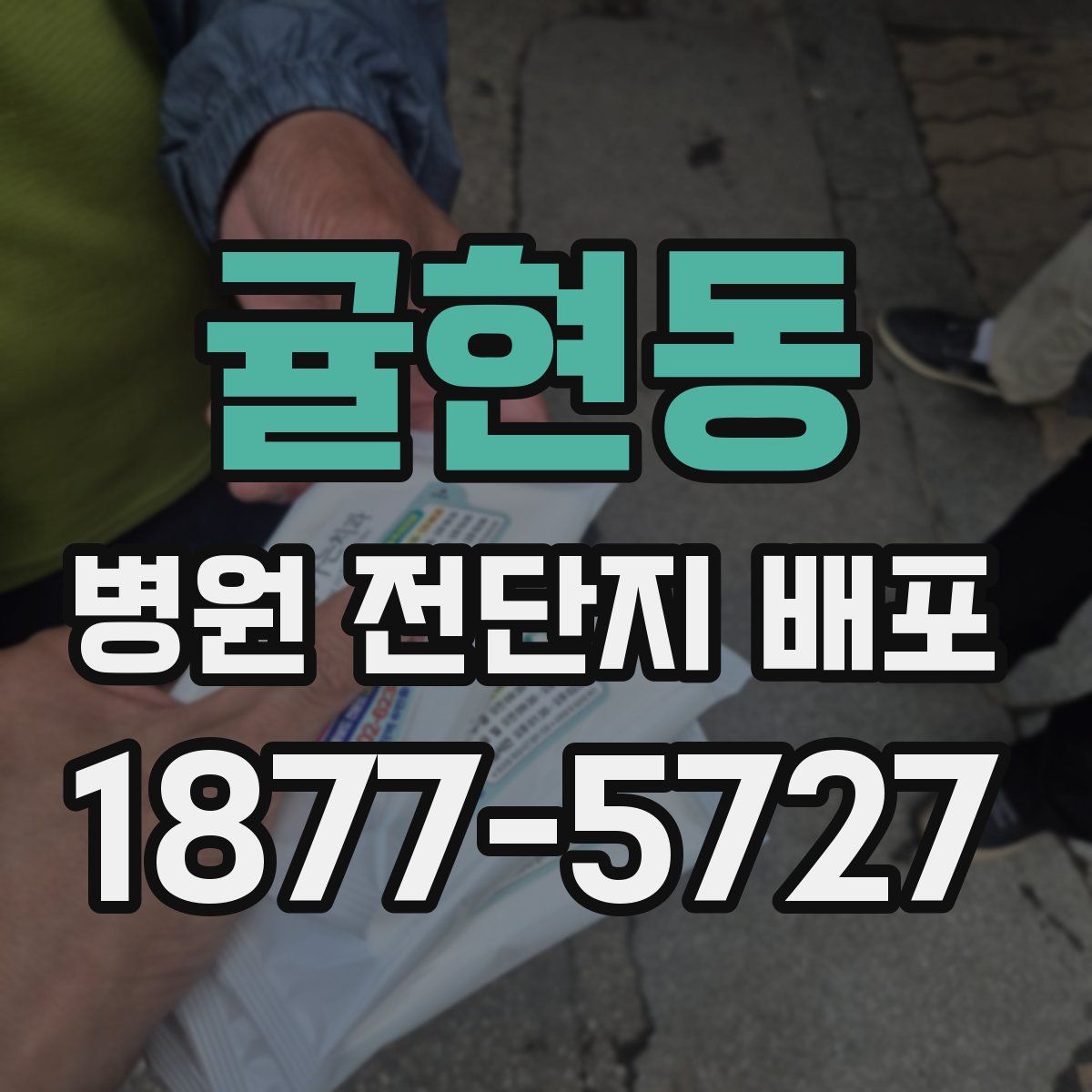 귤현동 병원 전단지 배포