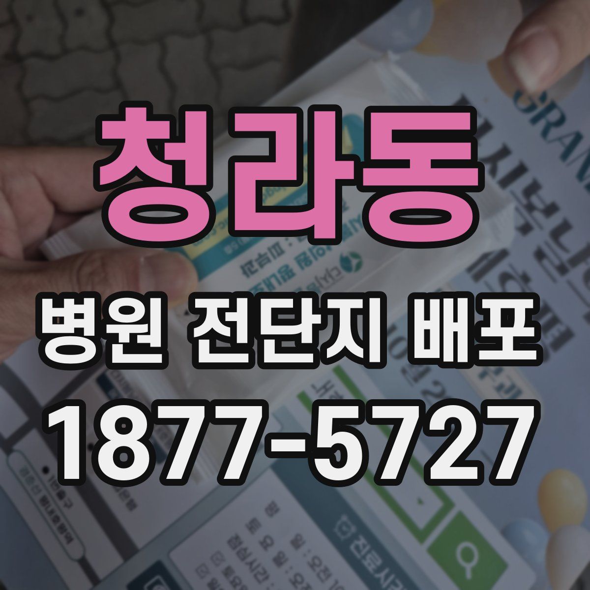 청라동 병원 전단지 배포