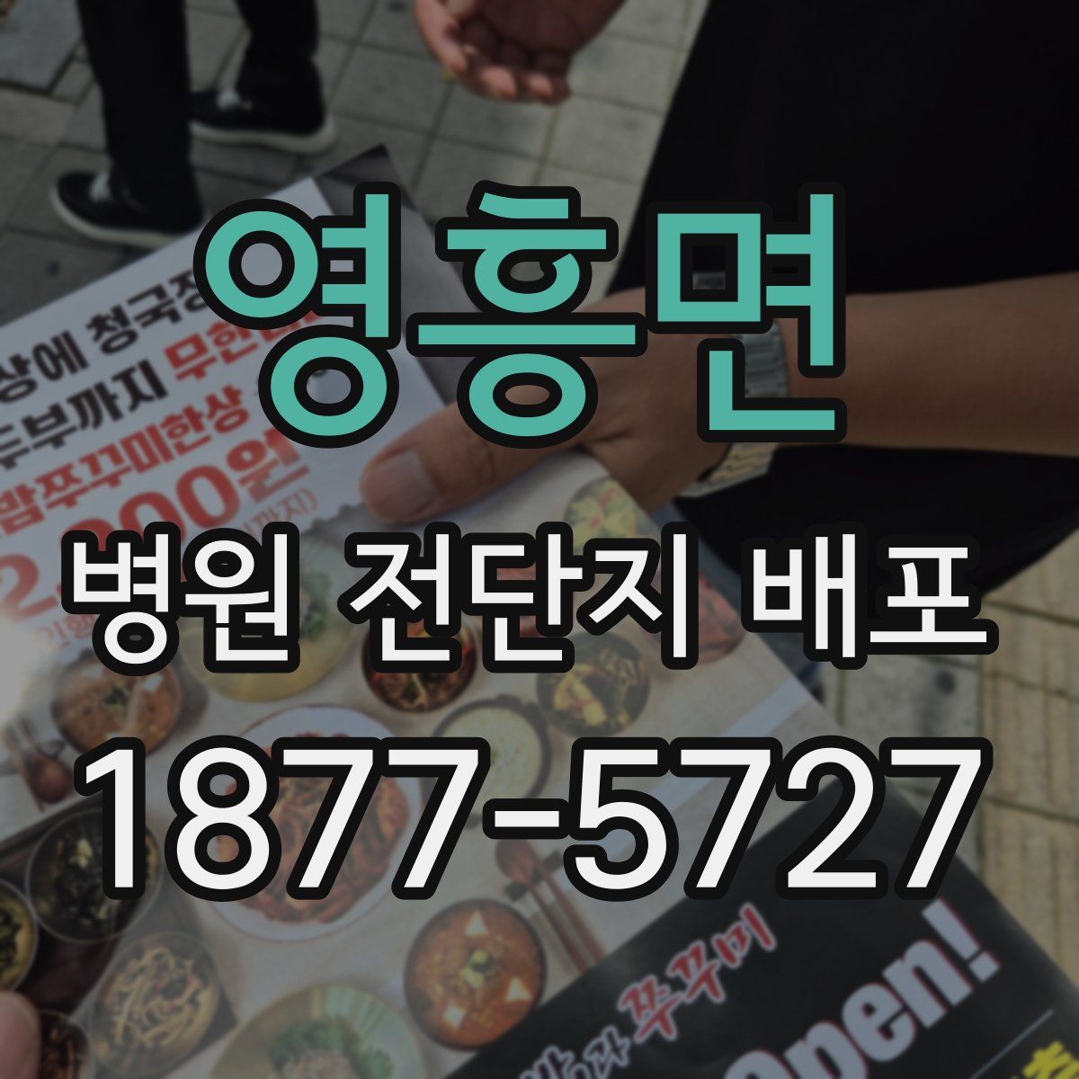 영흥면 병원 전단지 배포