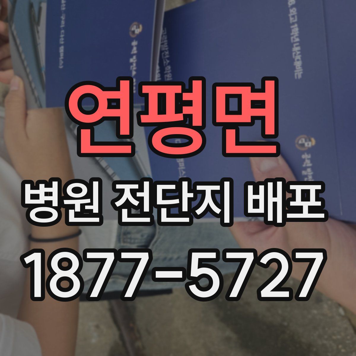 연평면 병원 전단지 배포