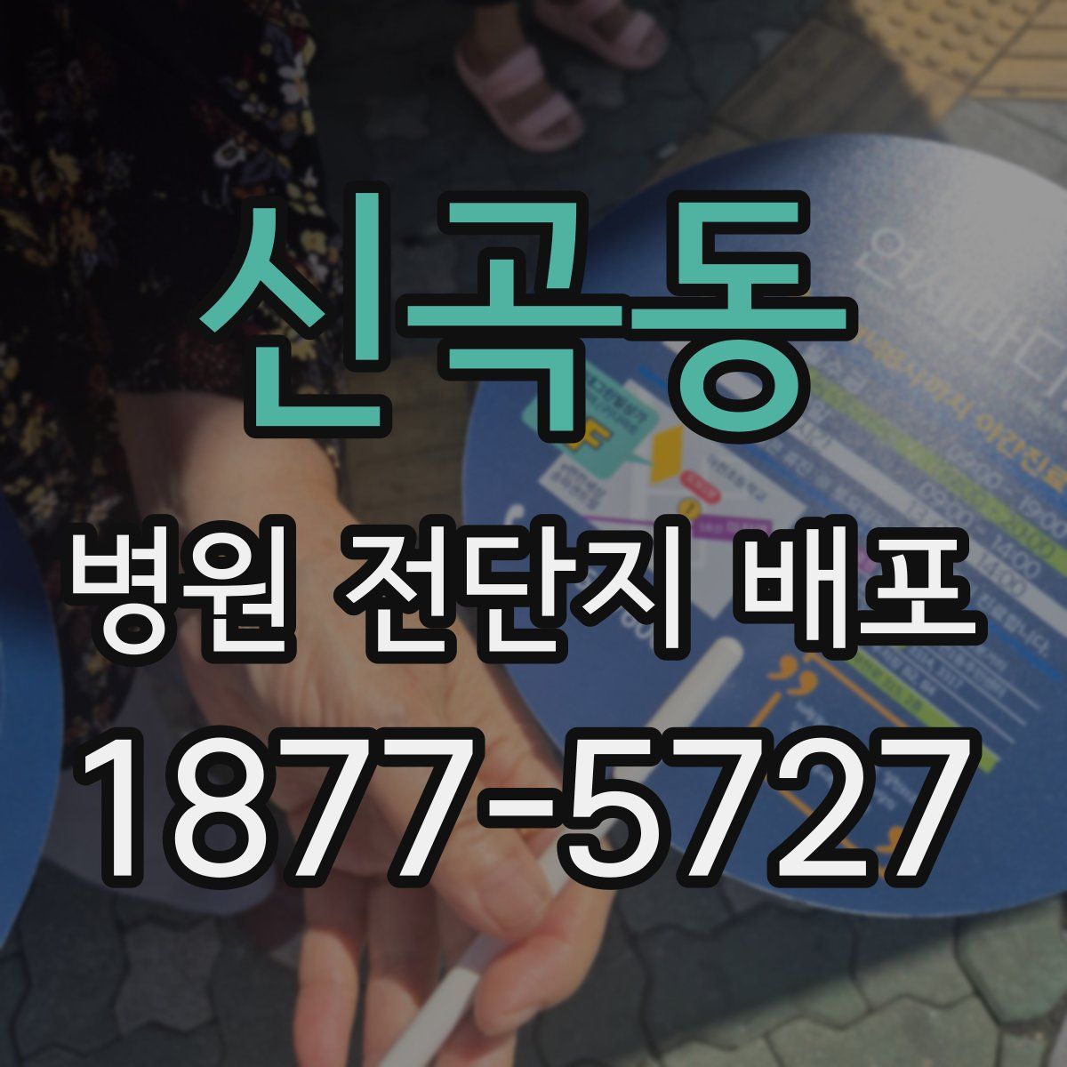 신곡동 병원 전단지 배포