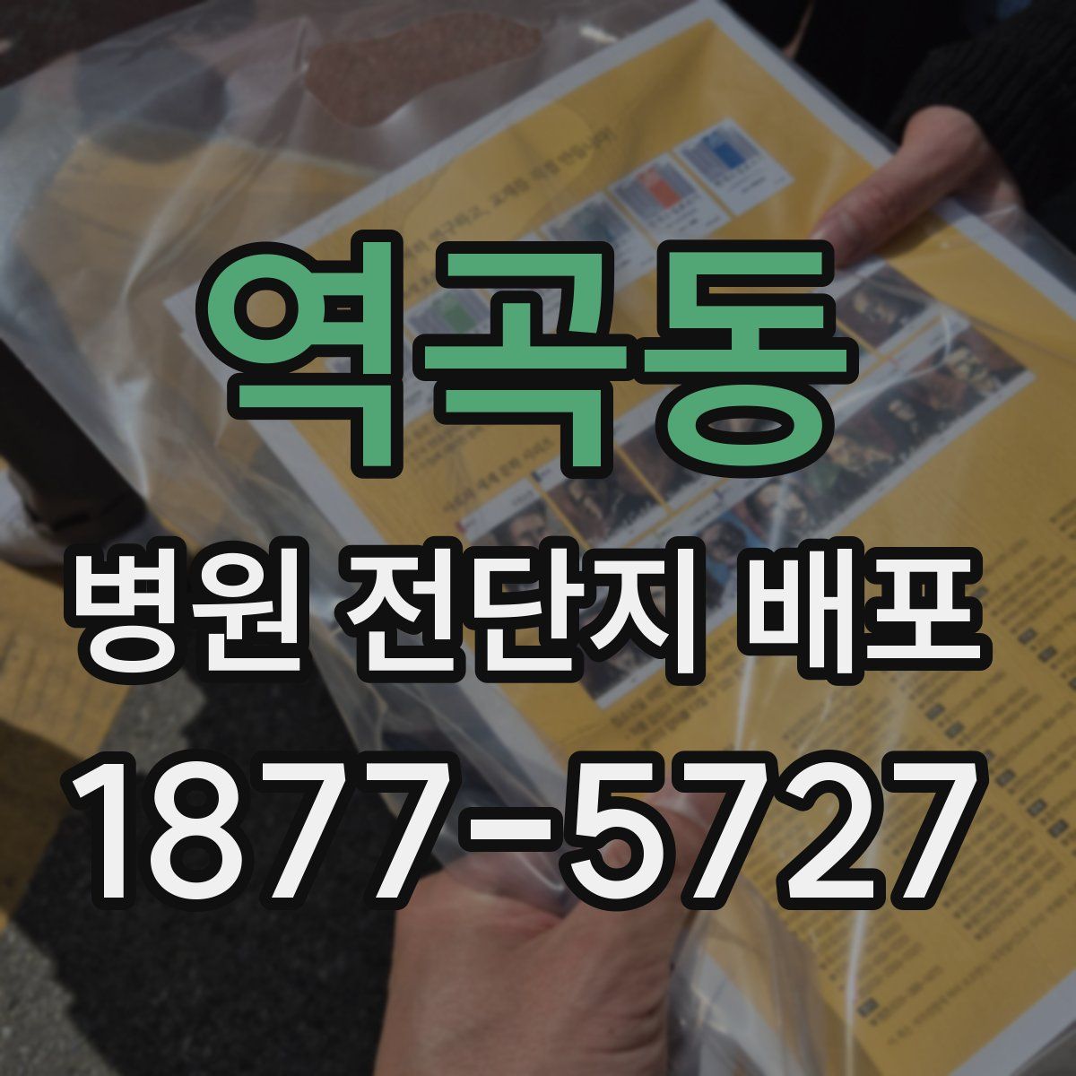 역곡동 병원 전단지 배포
