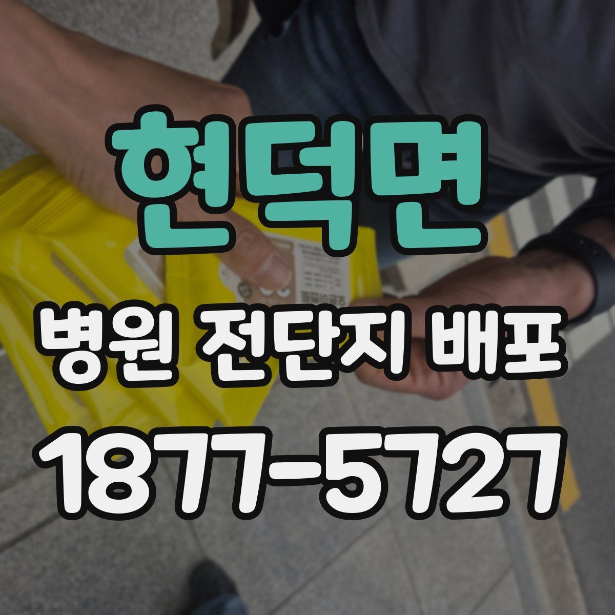 현덕면 병원 전단지 배포