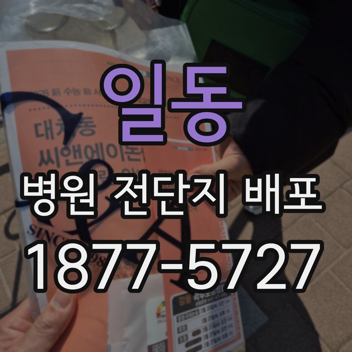 일동 병원 전단지 배포