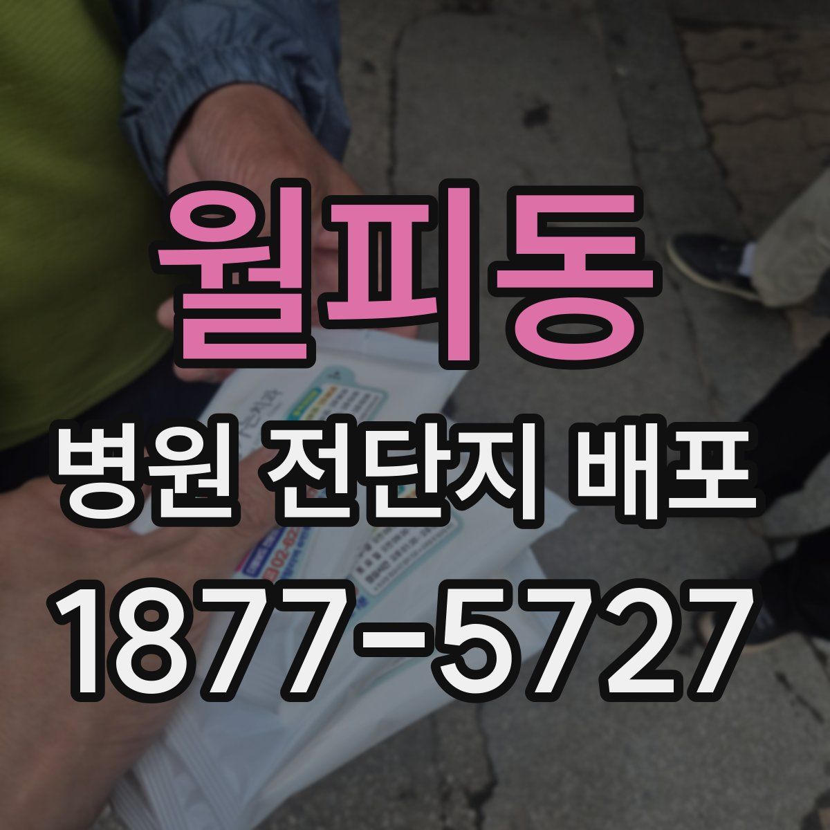 월피동 병원 전단지 배포