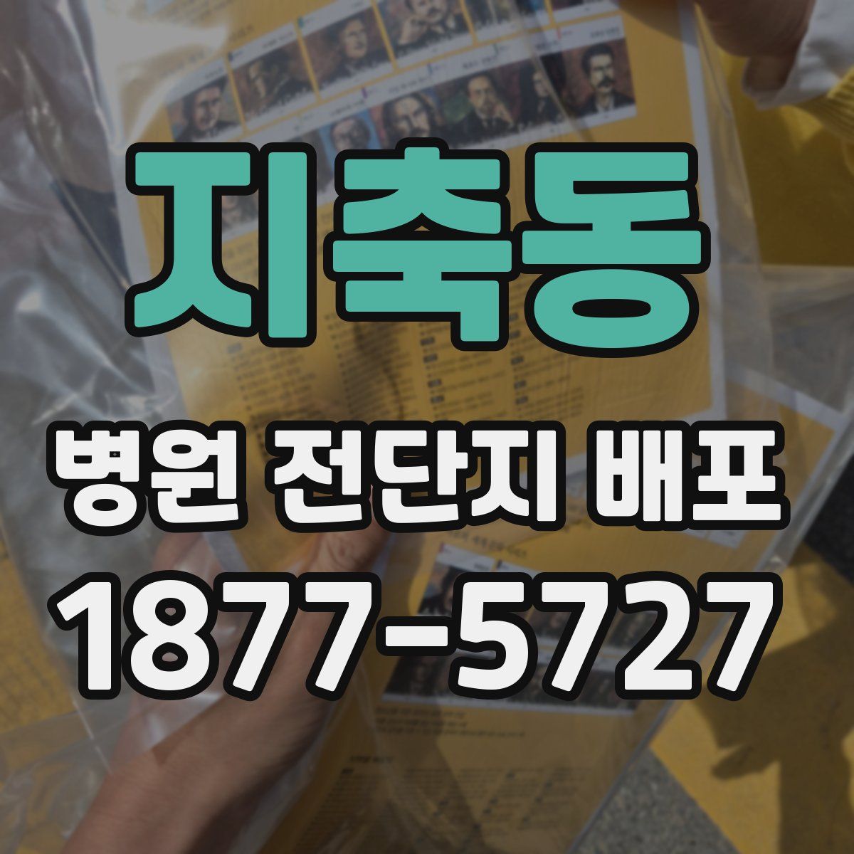 지축동 병원 전단지 배포