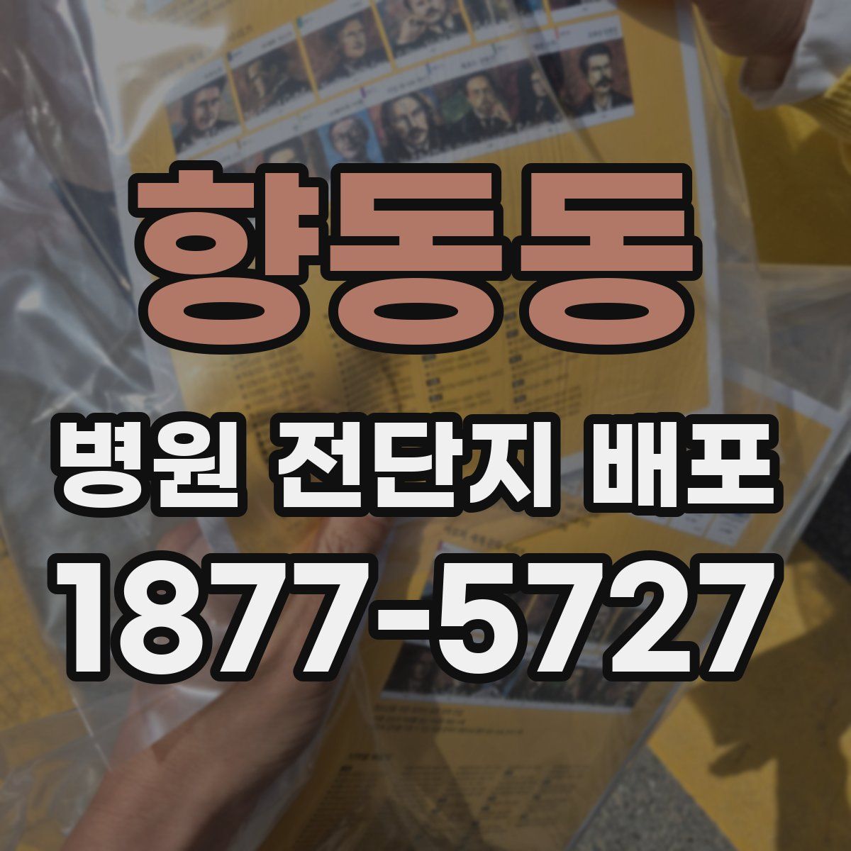 향동동 병원 전단지 배포