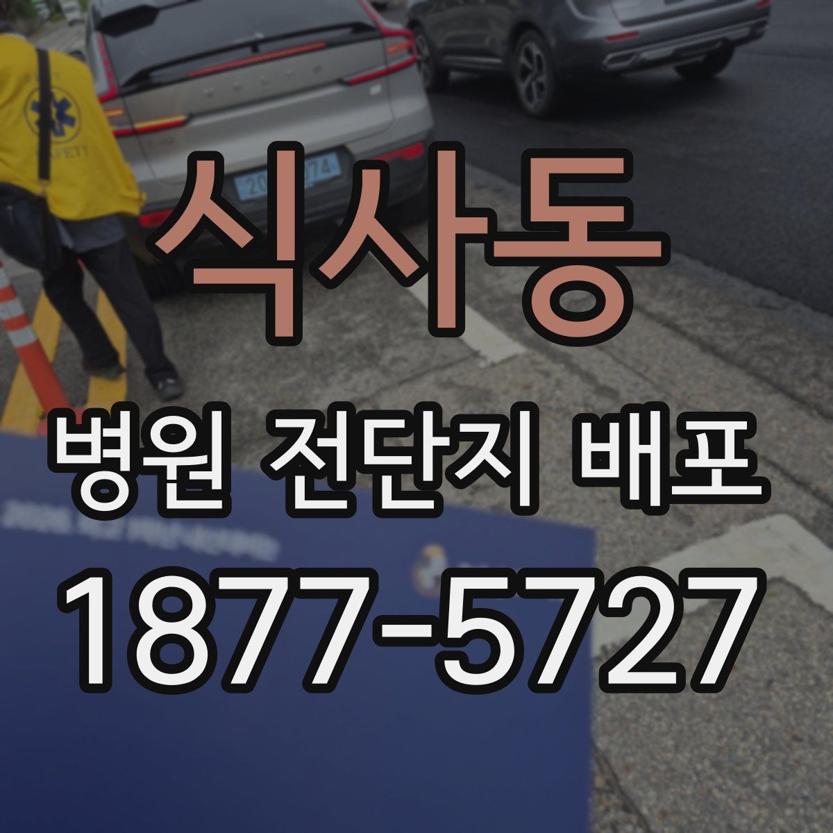 식사동 병원 전단지 배포