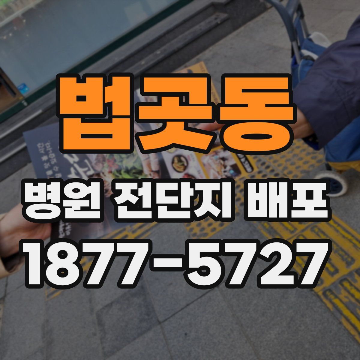 법곳동 병원 전단지 배포