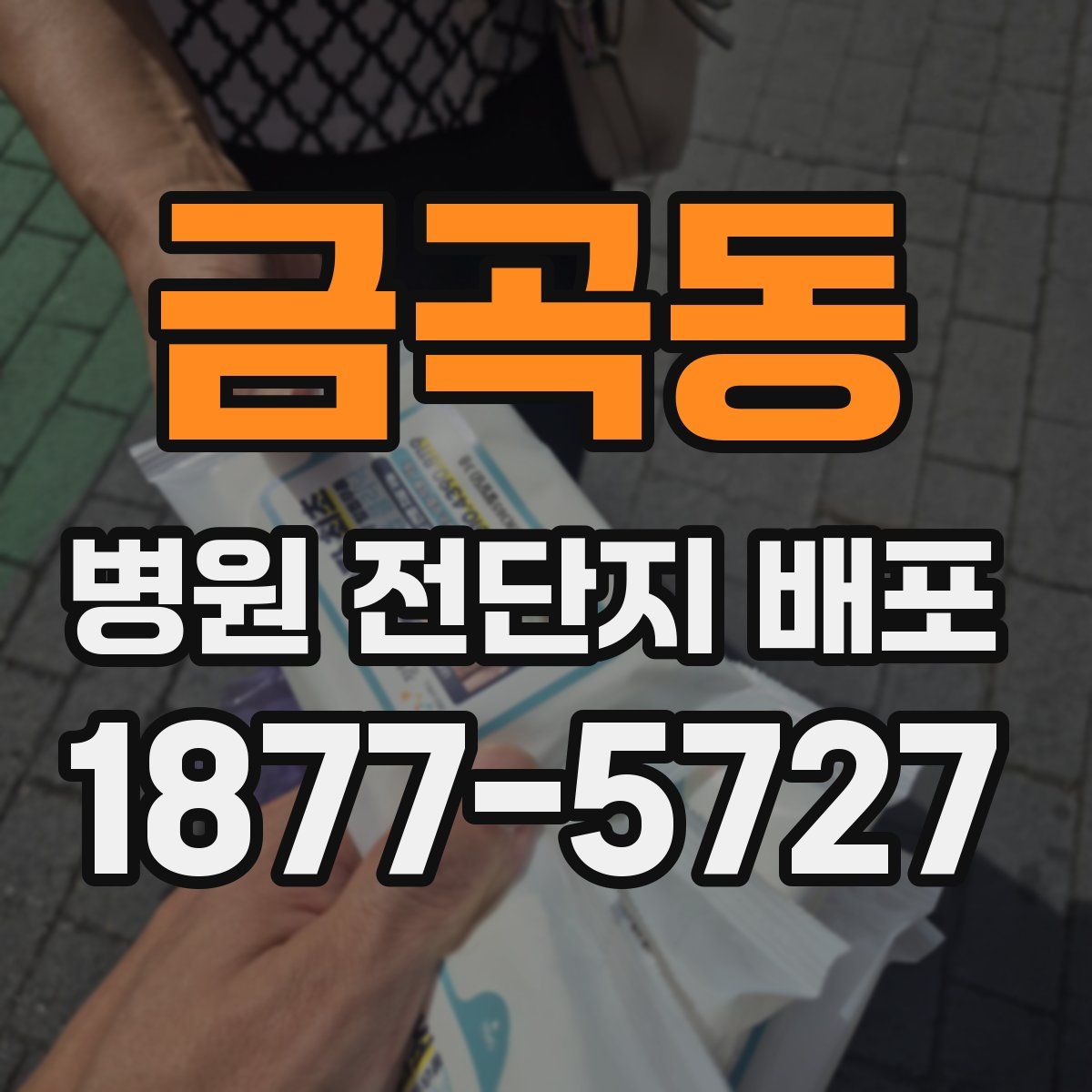 금곡동 병원 전단지 배포
