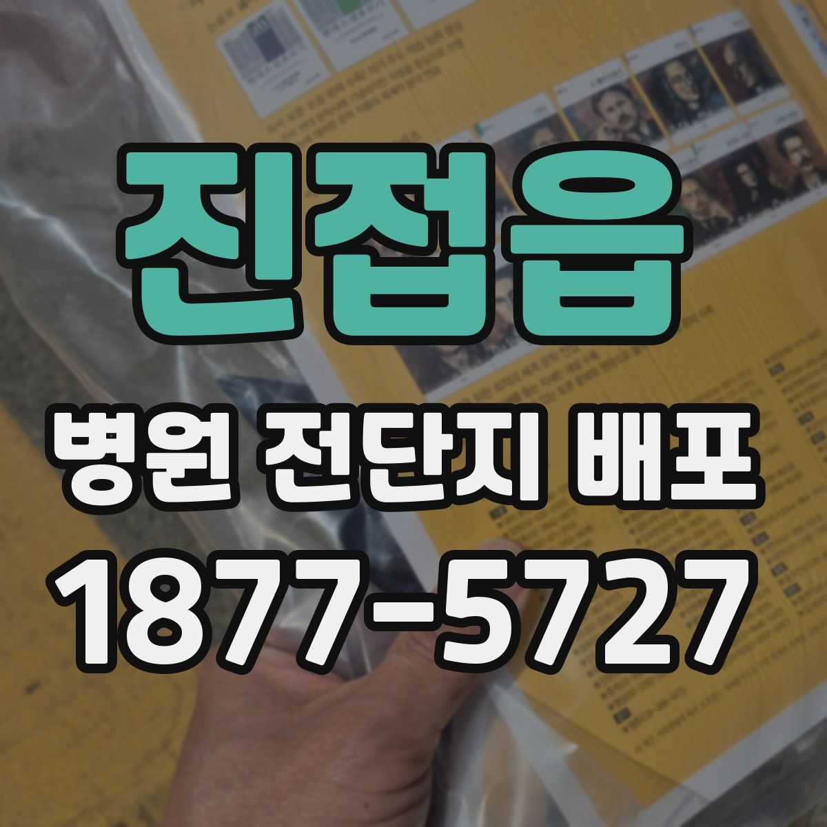 진접읍 병원 전단지 배포