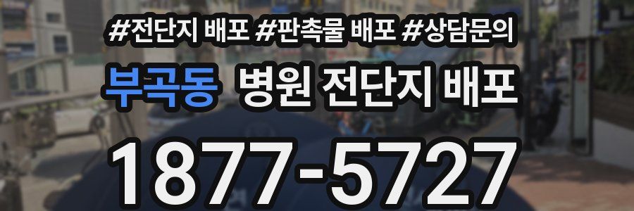 부곡동 병원 전단지 배포