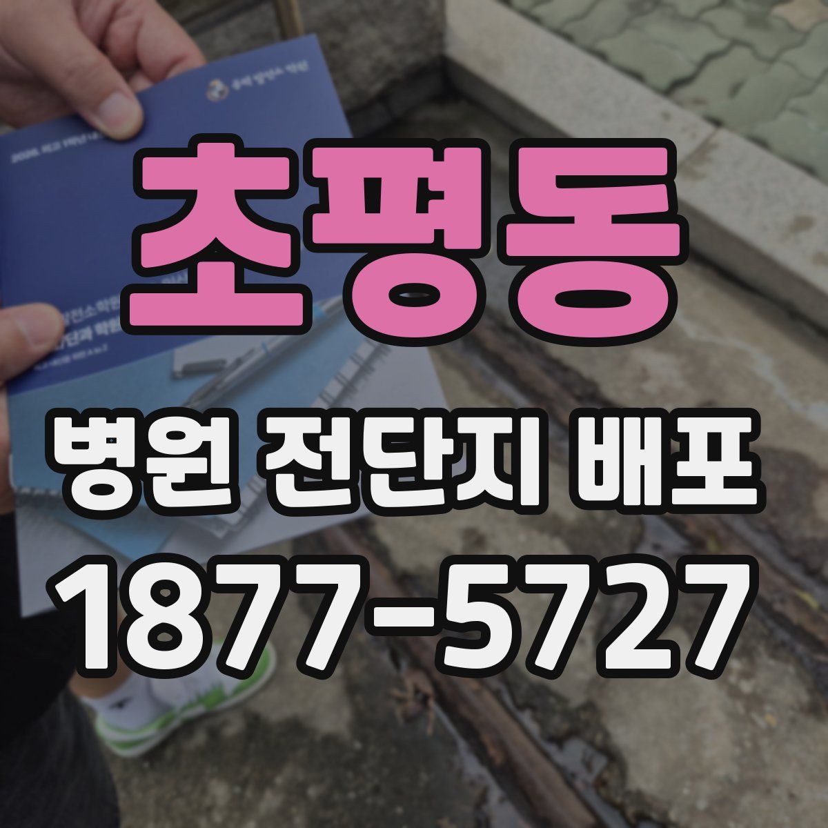 초평동 병원 전단지 배포