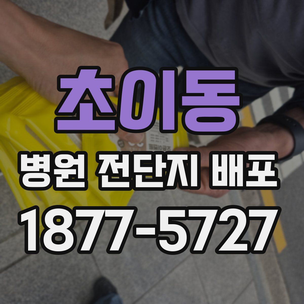 초이동 병원 전단지 배포