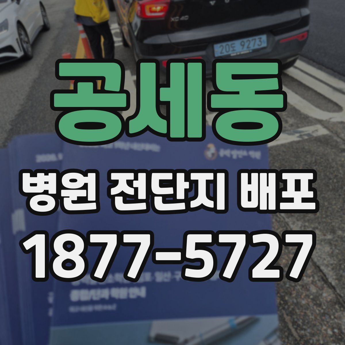 공세동 병원 전단지 배포