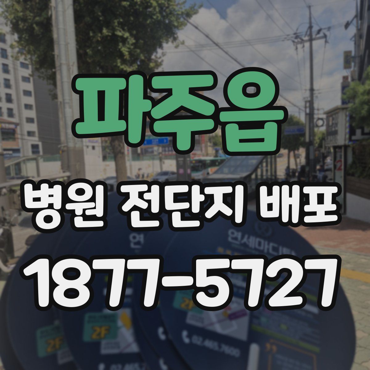 파주읍 병원 전단지 배포