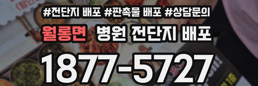 월롱면 병원 전단지 배포