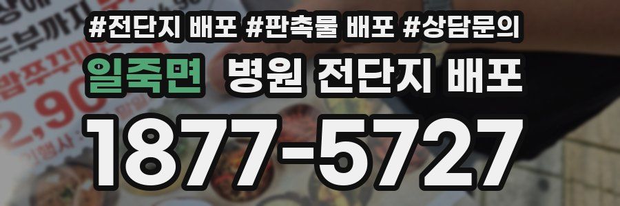 일죽면 병원 전단지 배포