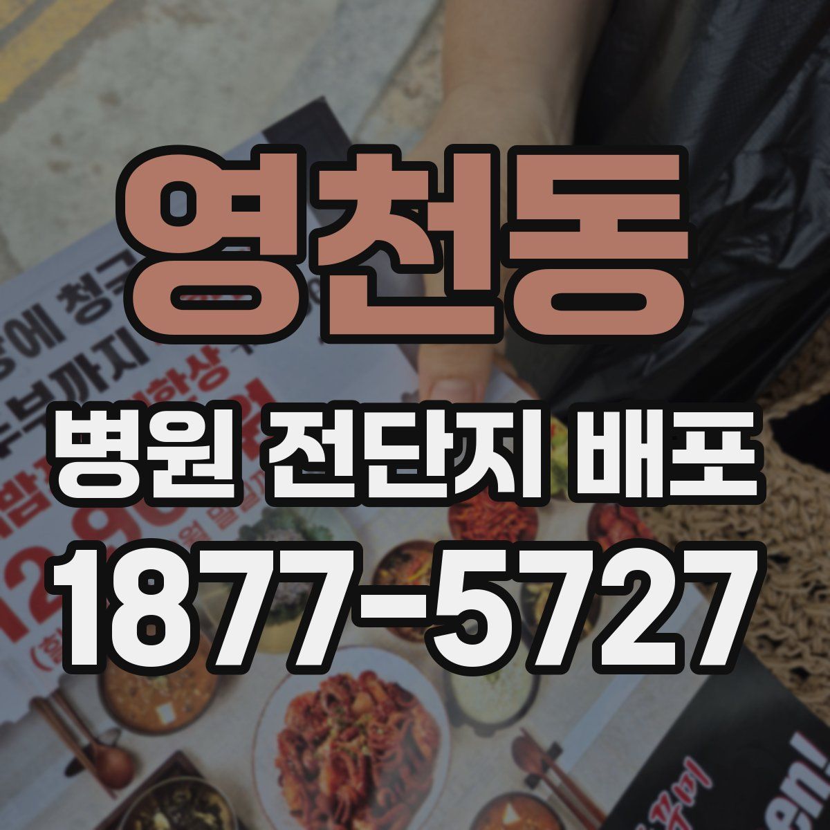 영천동 병원 전단지 배포