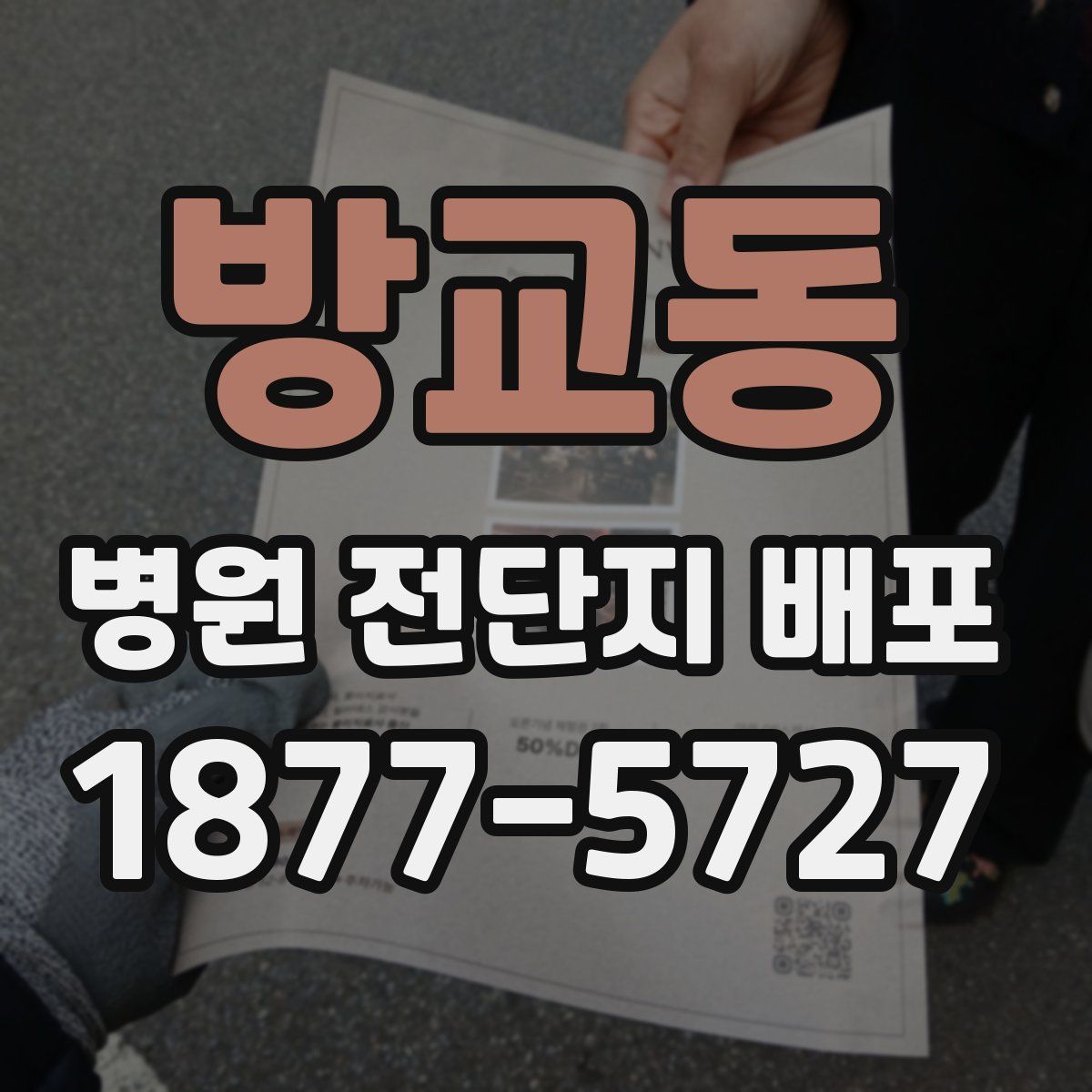 방교동 병원 전단지 배포