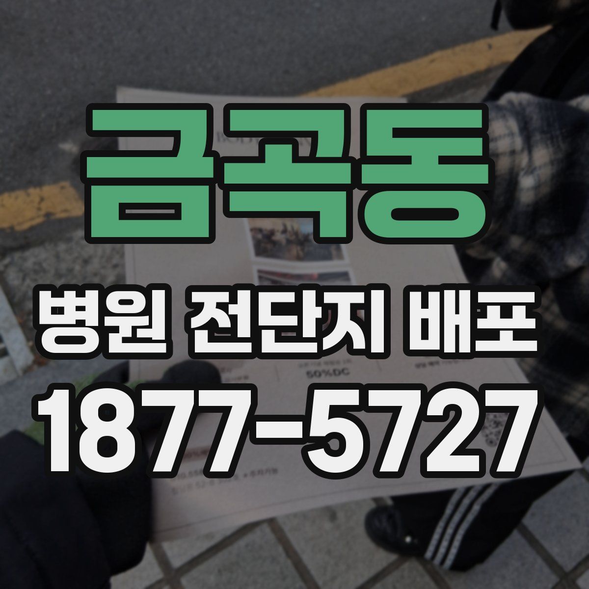 금곡동 병원 전단지 배포