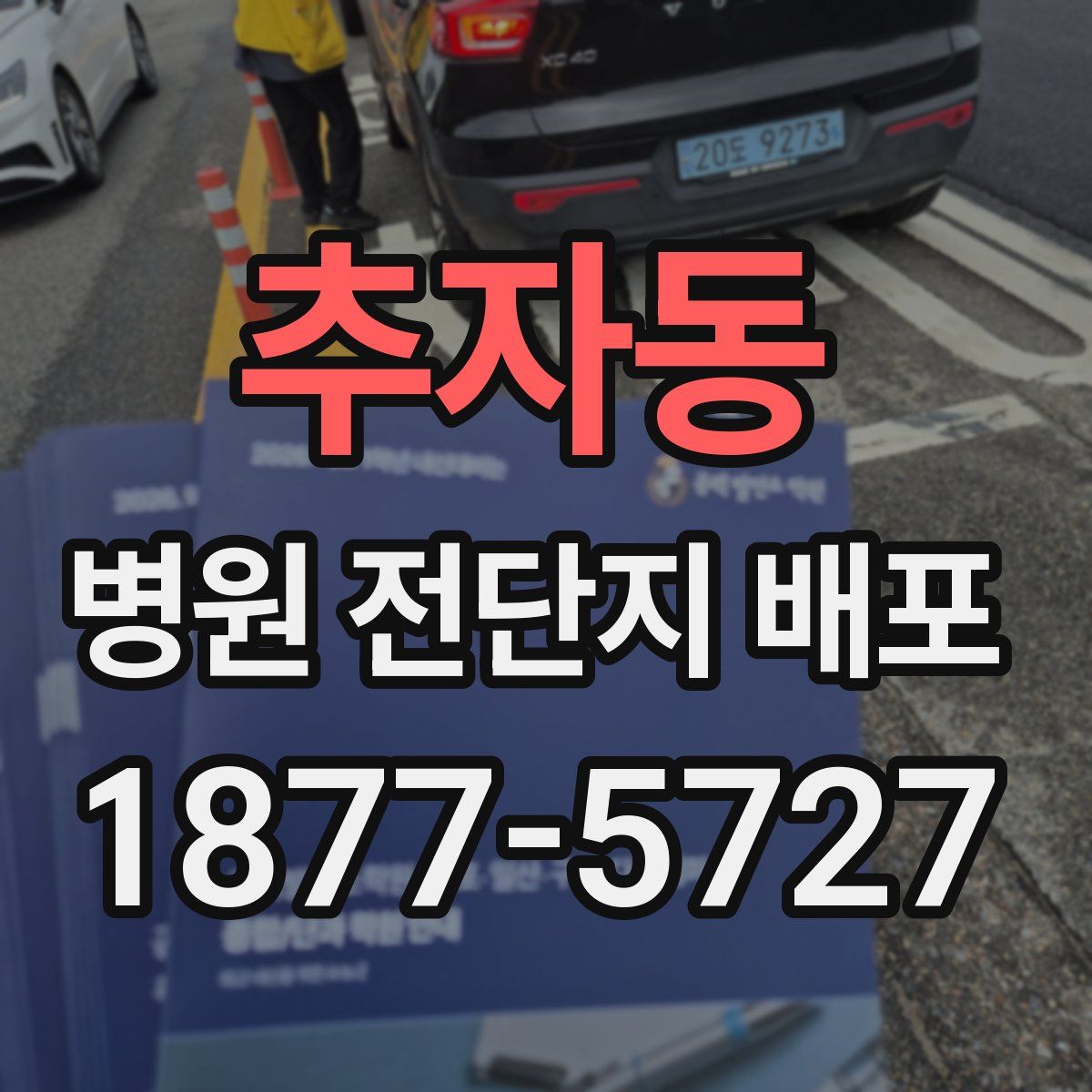 추자동 병원 전단지 배포