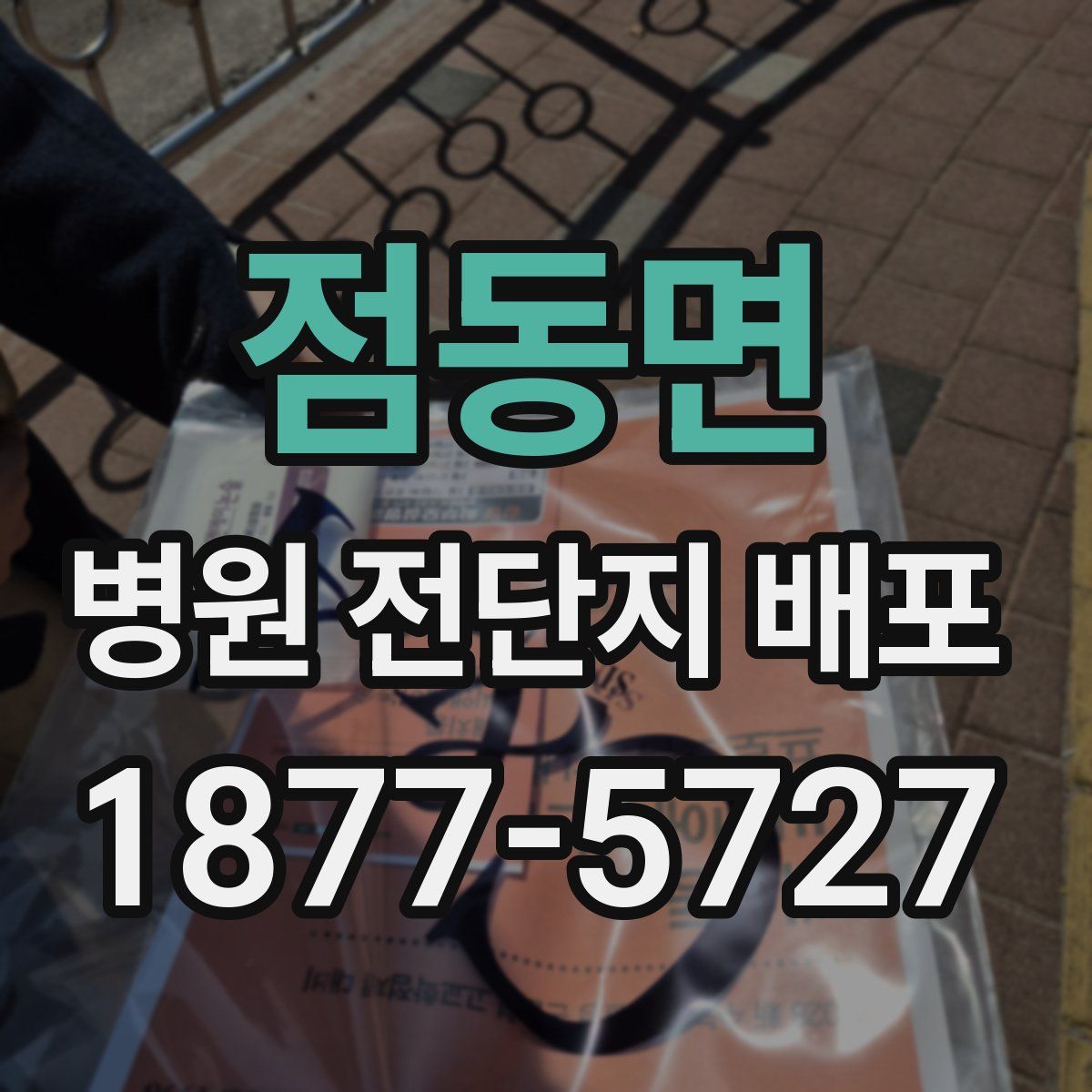 점동면 병원 전단지 배포