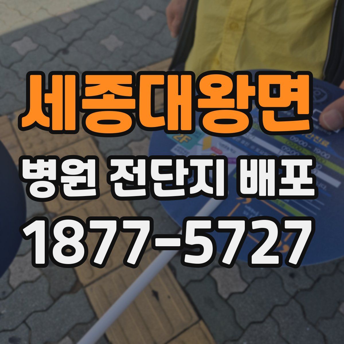 세종대왕면 병원 전단지 배포