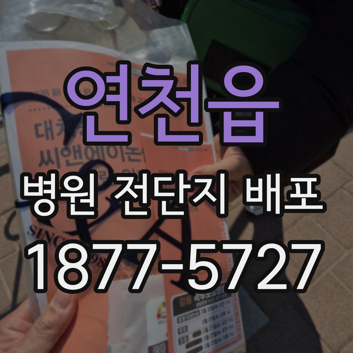 연천읍 병원 전단지 배포