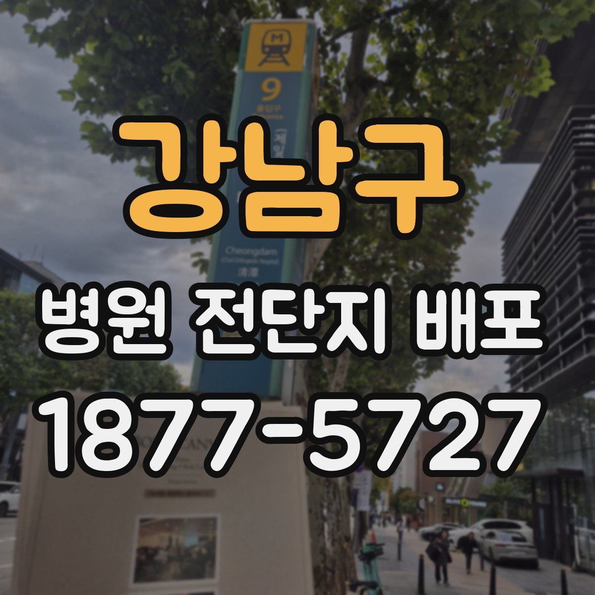 강남구 병원 전단지 배포