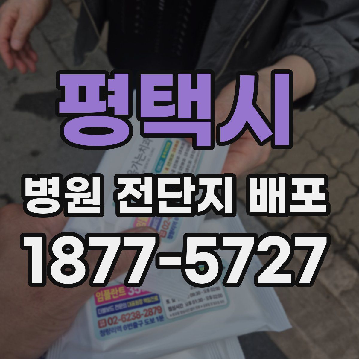 평택시 병원 전단지 배포