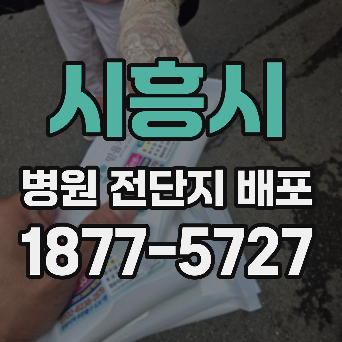 시흥시 병원 전단지 배포