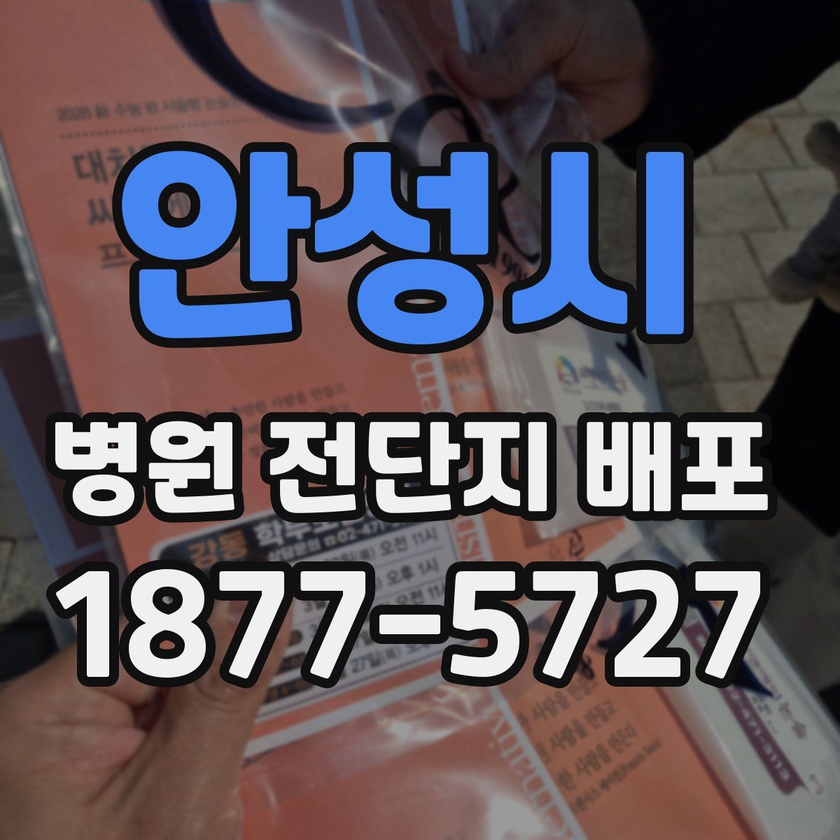 안성시 병원 전단지 배포