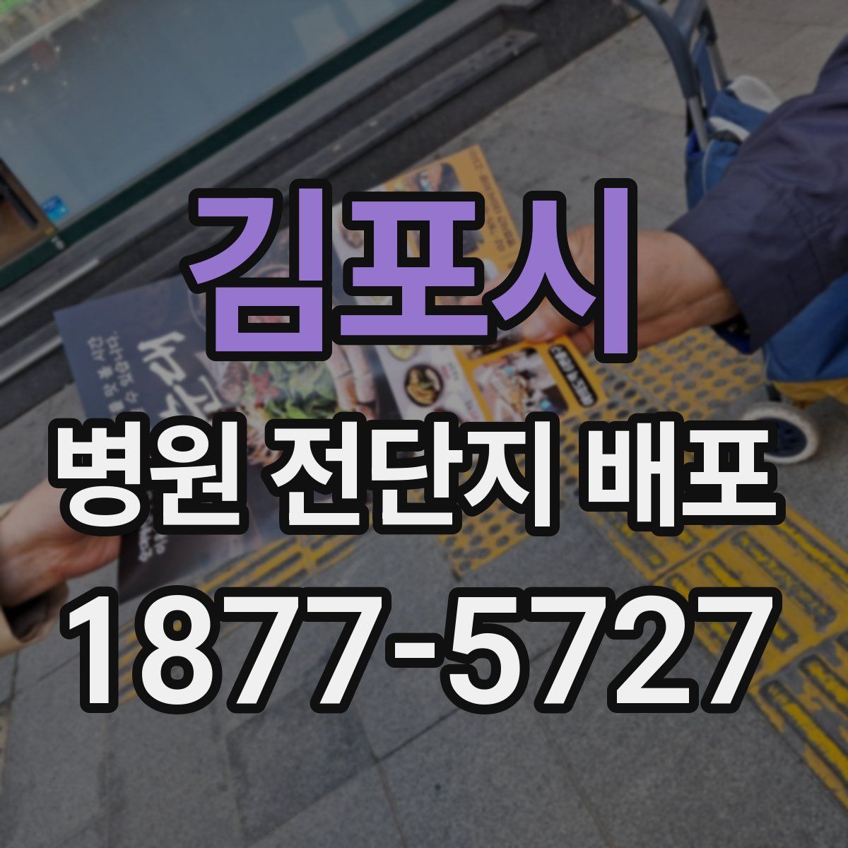 김포시 병원 전단지 배포