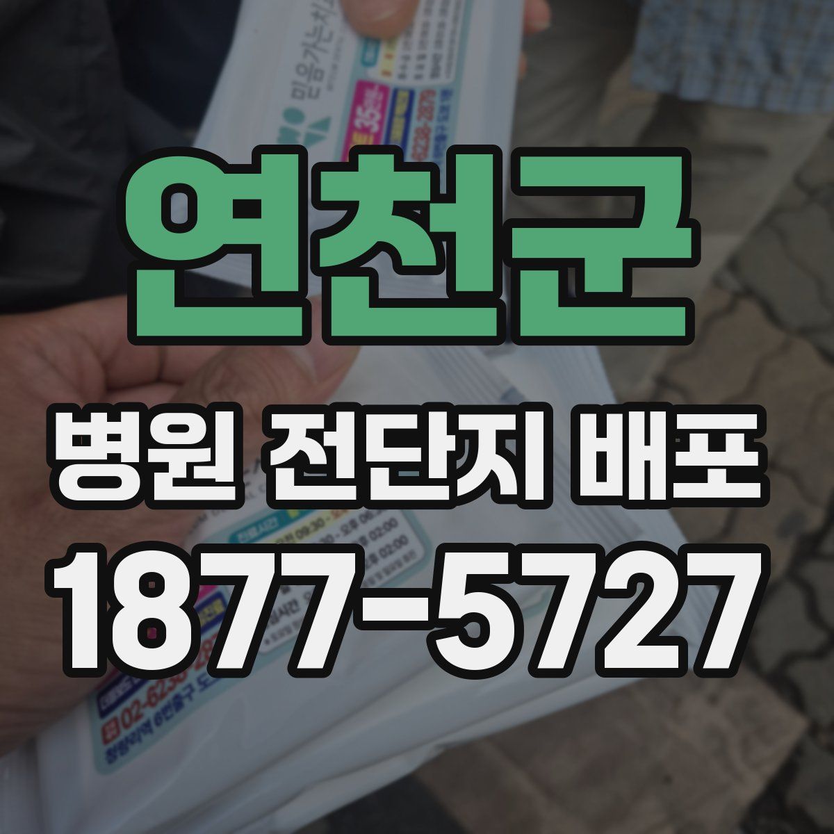 연천군 병원 전단지 배포