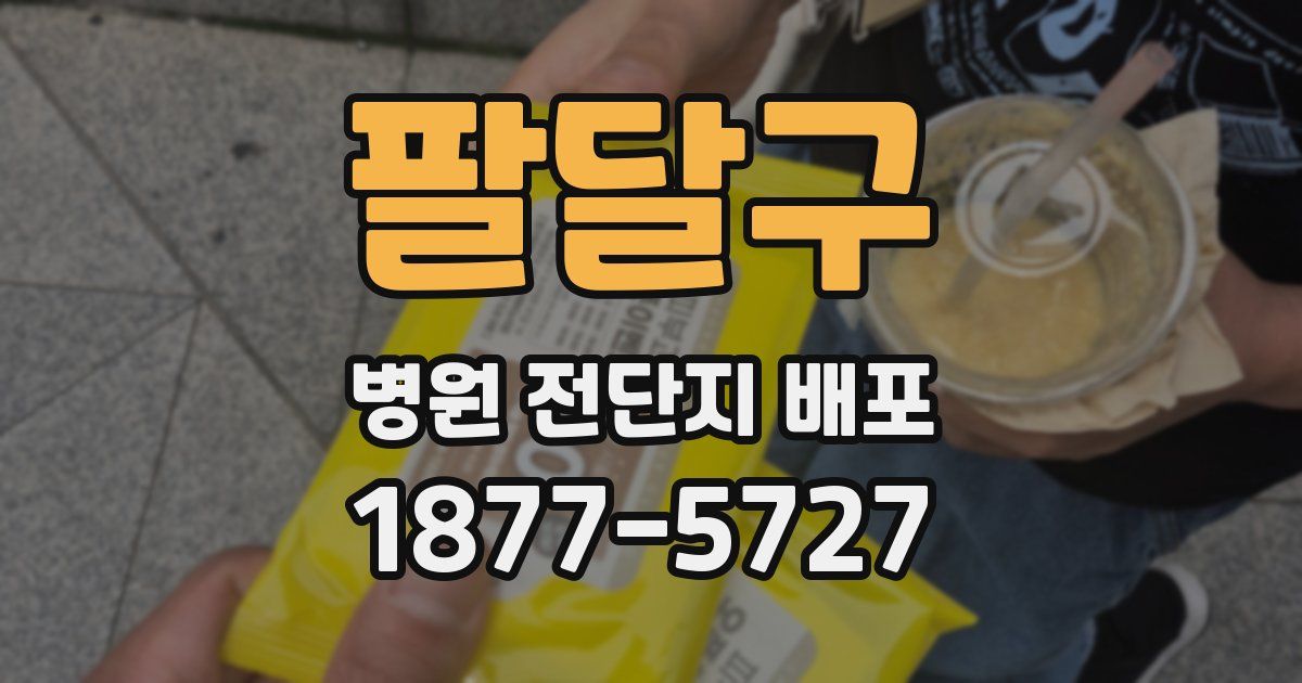 팔달구 병원 전단지 배포