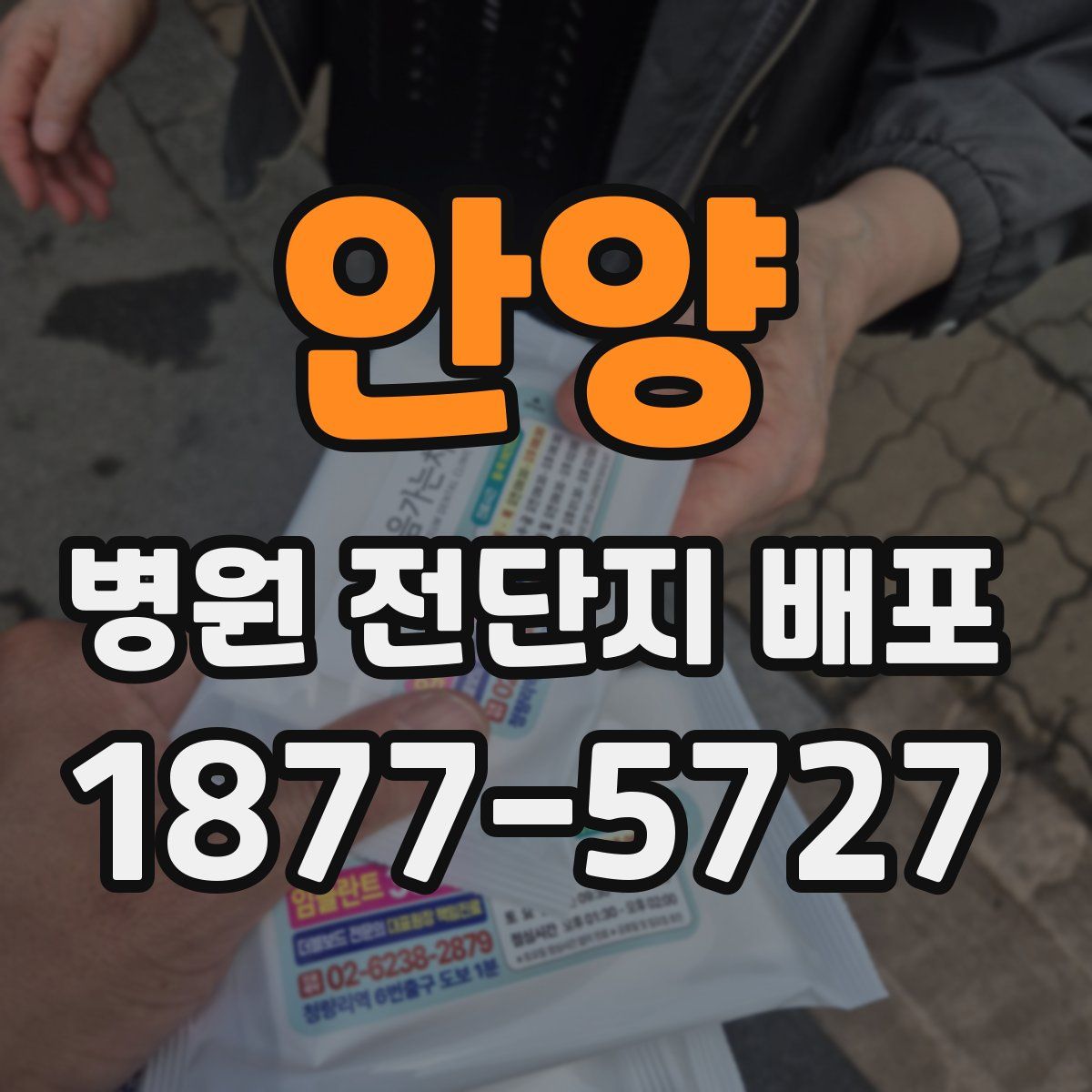 안양 병원 전단지 배포