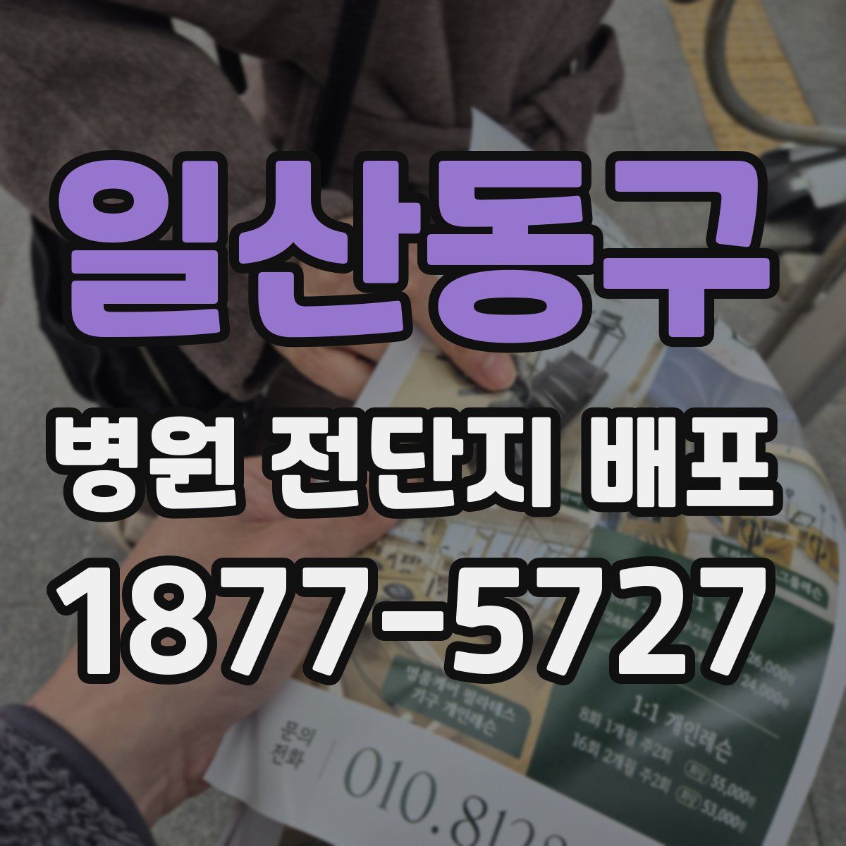 일산동구 병원 전단지 배포