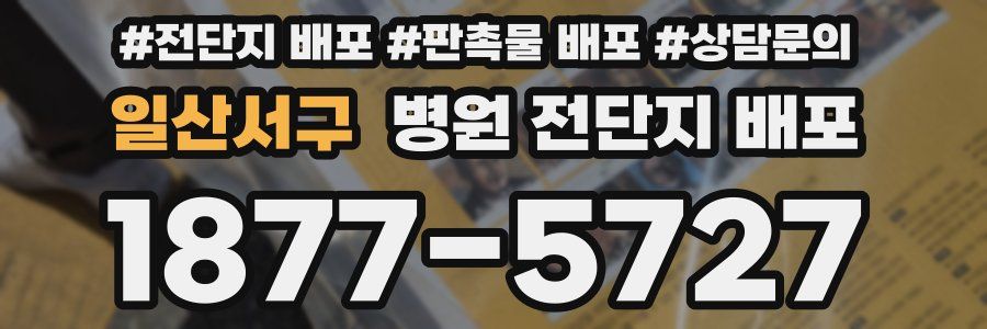 일산서구 병원 전단지 배포