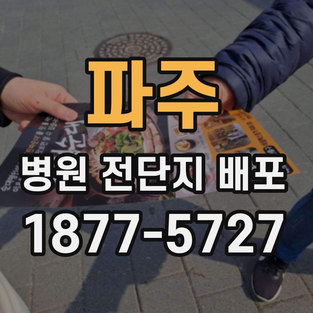파주 병원 전단지 배포