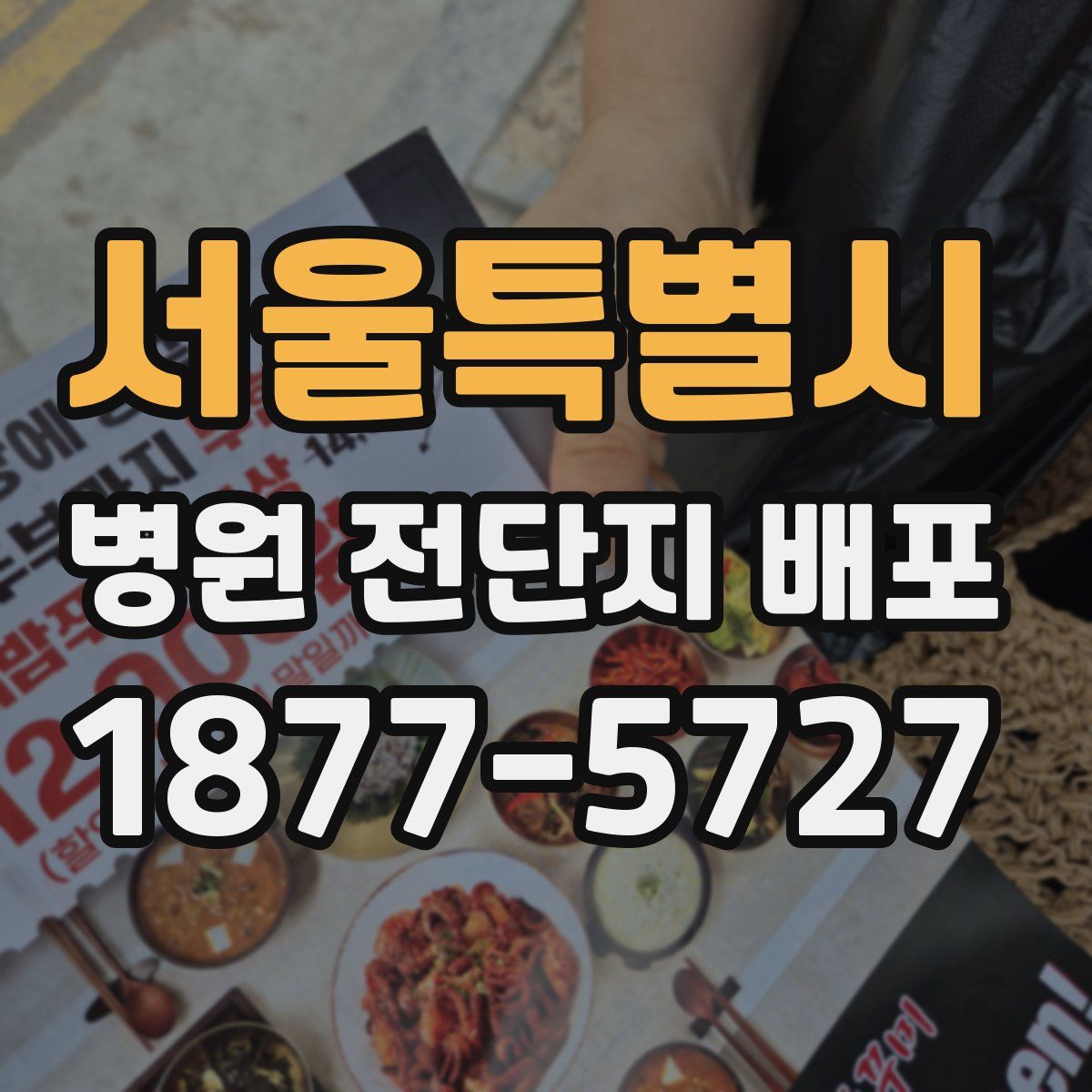 서울특별시 병원 전단지 배포