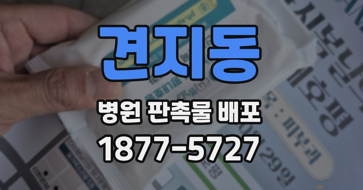 견지동 병원 판촉물 배포