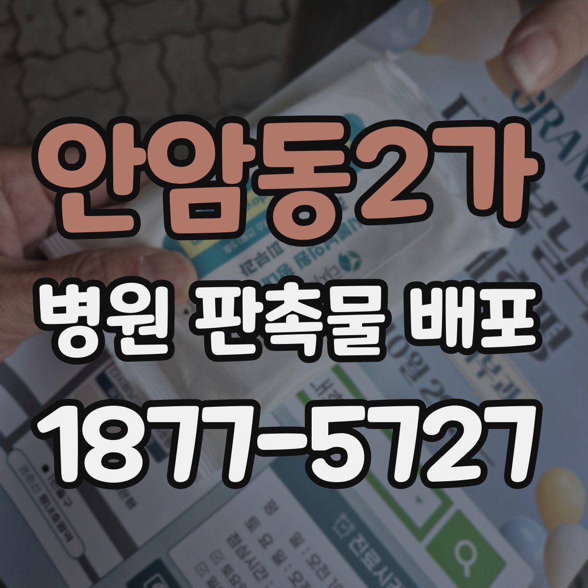 안암동2가 병원 판촉물 배포